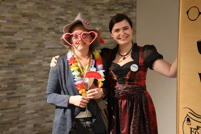 Die Foto-Box sorgte für viel Spaß bei den Gästen. | Foto: Schauer