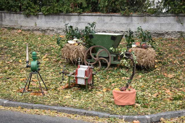 Handwerkskunst und kreative Kürbisdekorationen zogen viele Blicke auf sich. | Foto: Alexandra Goll
