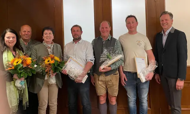 V. l.: Ulrike Gautsch, Martin Gautsch, Annemarie Gautsch, Gerhard Grafenauer, Christoph Hönegger, Robert Wieland, Wolfgang Pfeifenberger. | Foto: Gautsch
