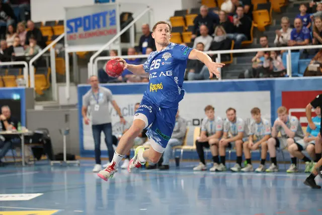 Kapitän Lucijan Fizuleto war mit fünf Treffern erfolgreichster HC-Linz-Torschütze.  | Foto: Bernhard Desch