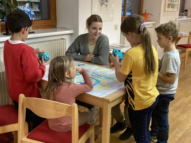 Dinos in Neunkirchen. | Foto: Bücherei Neunkirchen