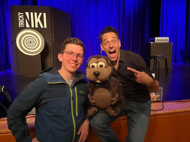 Auch dem Urpurkersdorfer Volker Dorner hat die Show von Tricky Niki ganz gut gefallen. | Foto: Bernd Dorner