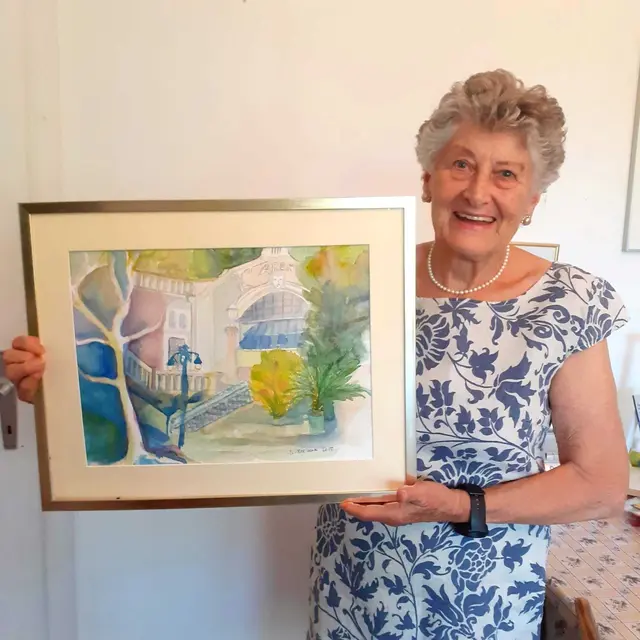 Ab 15 Uhr steht die Aquarellistin Ulli Lehecka im Mittelpunkt.  | Foto: Ulli Lehecka