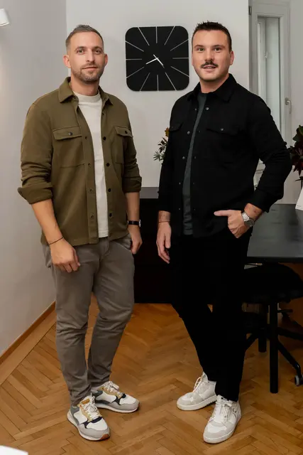 Agentur-Duo Lukas Hasenauer und Dominik Scherz. | Foto: Tina Vega-Wilson