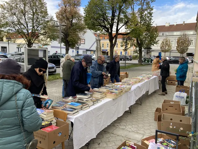 Bücher-Flohmarkt in der Bezirkshauptstadt. | Foto: Bücherei Neunkirchen