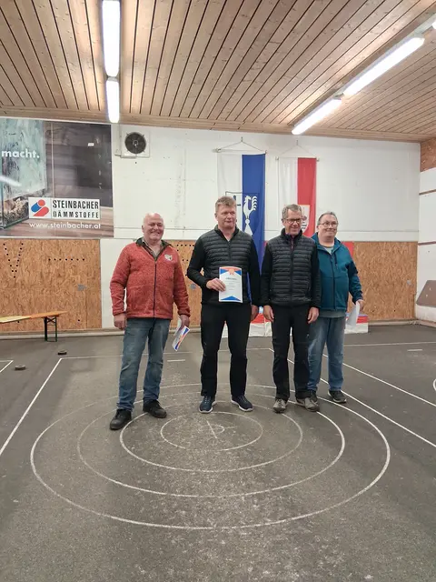 Rang 4 Herren Sepp Noichl und Walter Kreidl ESC Jochberg, mit l Toni Oberleitner und r. Andi Aberger | Foto: Brigitte Müller, Michael Novak, Anton Inwinkl