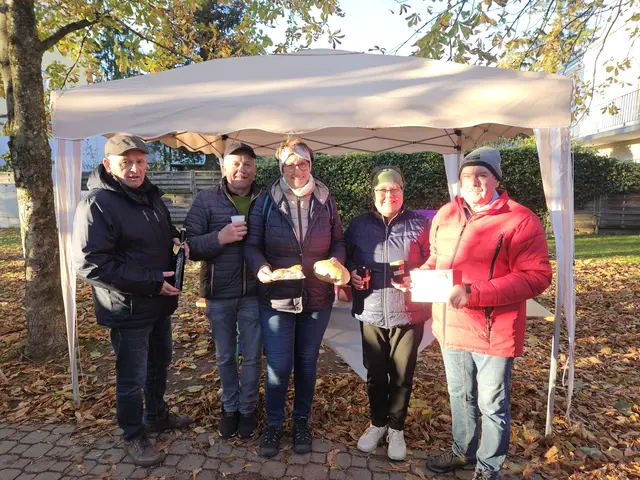 Alfred Neiss, Alois Stockinger, Maria Höhlmüller, Anna Stockinger und Hermann Höhlmüller | Foto: Simon Glösl