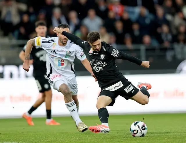 Nach der jüngsten Heimpleite gegen den WAC geht es für Otar Kiteishvili und Co im ÖFB-Cup auswärts gegen Admira Wacker. | Foto: GEPA