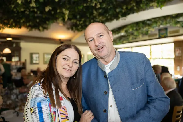 Praterverbandspräsidentin Silvia Lang mit ihrem Vize Fredo Nemec.  | Foto: René Brunhölzl/MeinBezirk