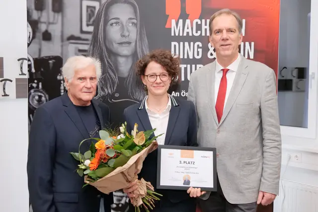 3. Platz – „Demographie &amp; Epidemiologie“ von Sophie Psihoda. | Foto: Ferdinand Porsche Fern FH