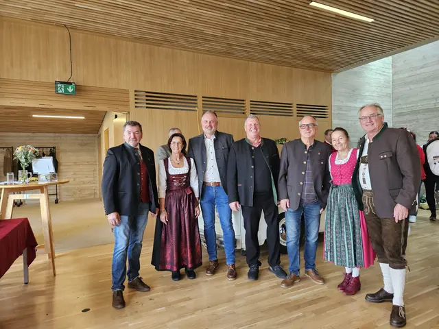 Beim Oktoberfest des PV Maria Rain waren auch zahlreiche Gäste aus den benachbarten Ortsgruppen dabei. | Foto: Emmi Ragger