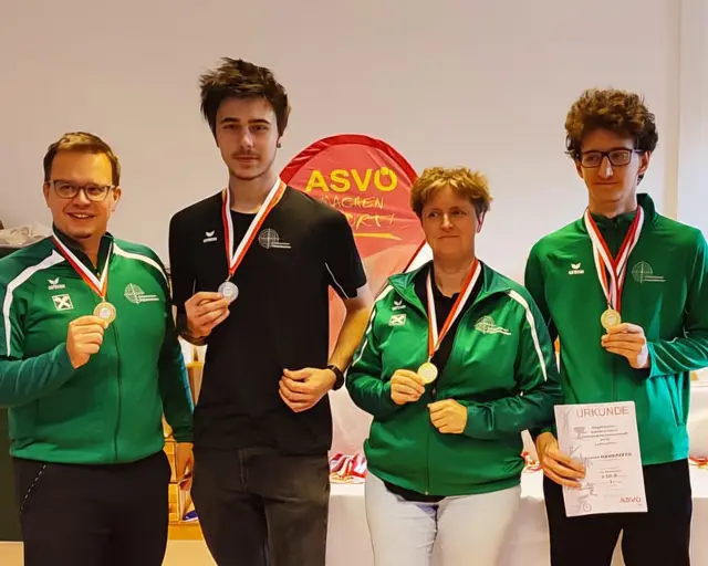 Die erfolgreichen Schützen aus Pabneukirchen bei der ASVÖ Landesmeisterschaft. | Foto: Schützenverein Pabneukirchen
