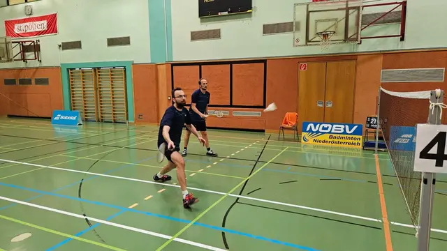Roman Prekop und Philipp Fritz. | Foto: Sportunion Badminton St.Peter/Au