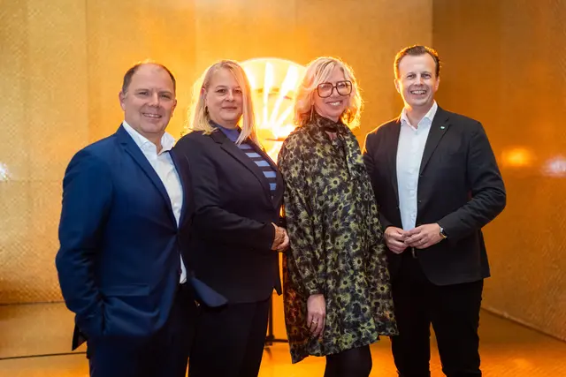 Klanglicht Eröffnung: Bernhard Rinner, Claudia Unger, Birgit Lill-Schnabl und Karlheinz Kornhäusl (v. l.) | Foto: Verena Koch