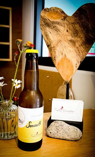 Das Bier von Stefan gibt es in vier verschiedenen Sorte. Im Bild das Indian Pale Ale "Sunseitl" | Foto: s´kemater bier