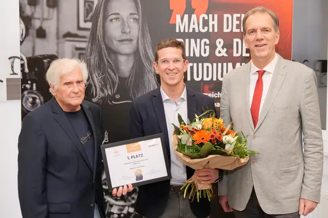 1. Platz – „Betriebliche Gesundheitsförderung“ von Lukas Küster | Foto: Ferdinand Porsche Fern FH