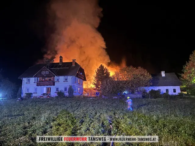Bild vom Einsatz am 16. Oktober 2025. | Foto: Freiwillige Feuerwehr Tamsweg
