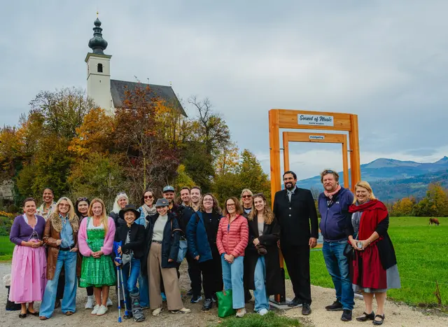 In Golling erlebten internationale Reisejournalisten, wie Filmgeschichte, Kultur und Genuss zusammenfinden. | Foto: TVB Golling/Sebastian Waß.