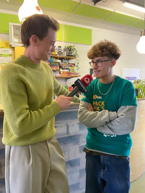 Jonas, Schüler der WISO Langenlois: „Wir schauen, dass wir für die Jugendlichen eine schöne Umgebung schaffen. Das ist unser Ziel.“ | Foto: Hitradio Ö3