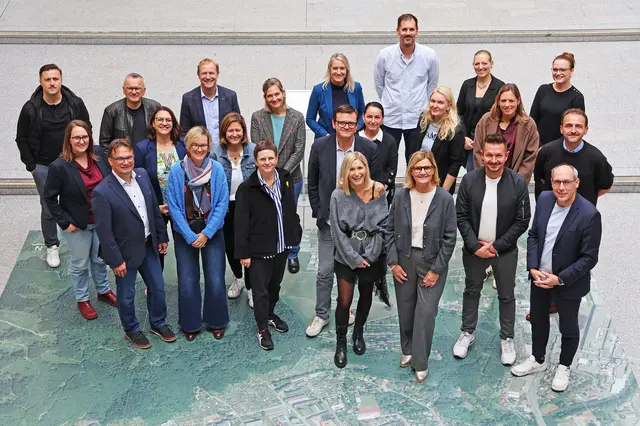 20 Vertreter der Abteilungen für Öffentlichkeitsarbeit diverser österreichischer Städte trafen sich in Bruck. | Foto: Stadt Bruck