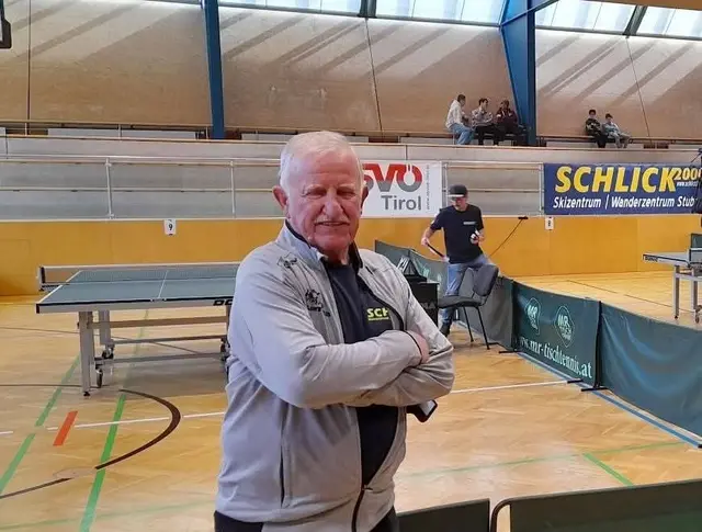 Chronist und Photograf Heinz Leitgeb vom TSV Schlick2000 Fulpmes Sektion Tischtennis  | Foto: Heinz Leitgeb