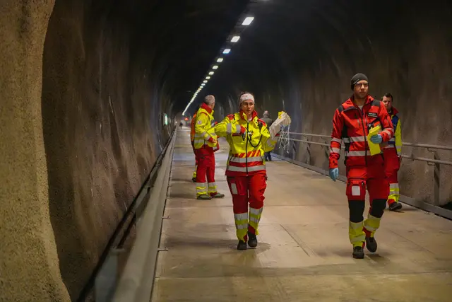 Alle Beteiligten zeigten sich nach der Übung zufrieden. | Foto: Bradl Bettina