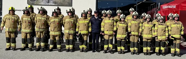 Mehrere Feuerwehren aus dem Lungau stellten sich am 25. Oktober 2025 in Mariapfarr-Bruckdorf der Branddienstleistungsprüfung in der Stufe Bronze. | Foto: BI Anton Doppler ASBÖ2 bzw. FF St. Margarethen