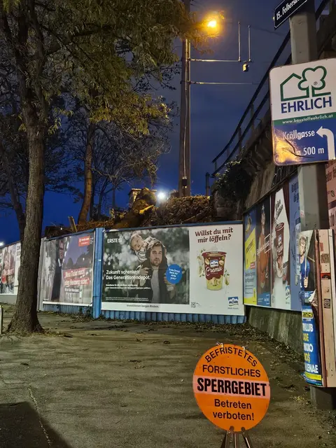 Das Wiener Baumschutzgesetz findet keine Anwendung auf Maßnahmen, die mit dem Bau oder der Erhaltung von Eisenbahnanlagen zusammenhängen. | Foto: westbahnpark.jetzt
