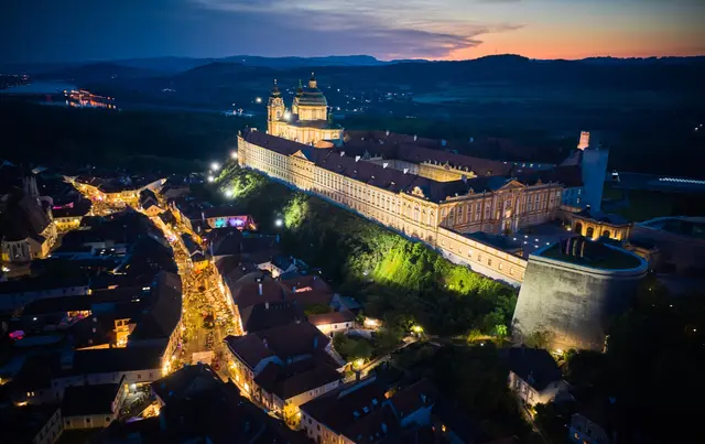 Stift Melk soll bald noch heller strahlen, aber energieeffizienter und nachhaltiger. | Foto: Foto: Stadtgemeinde Melk / Franz Gleiß