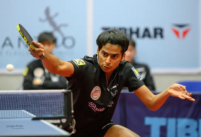 Snehit Suravalujja als Badens Nummer Eins im Kampf gegen Wels | Foto: BAC