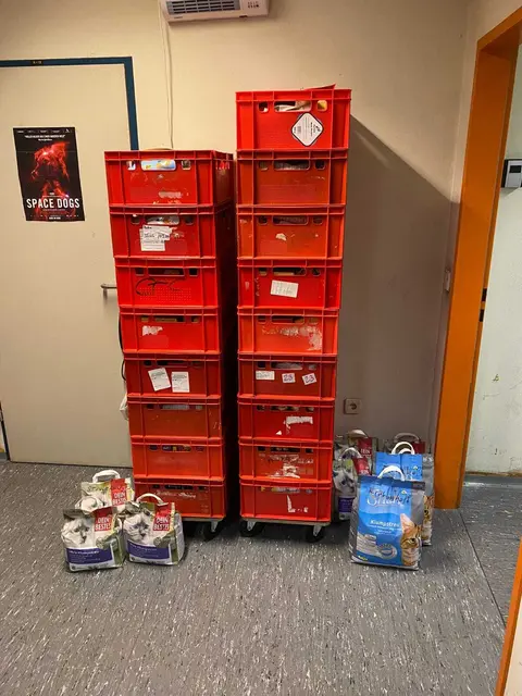 Das Lager befindet sich in Floridsdorf. Von hier aus beliefert der Verein ganz Wien mit Tierfutter. | Foto: z.V.g.