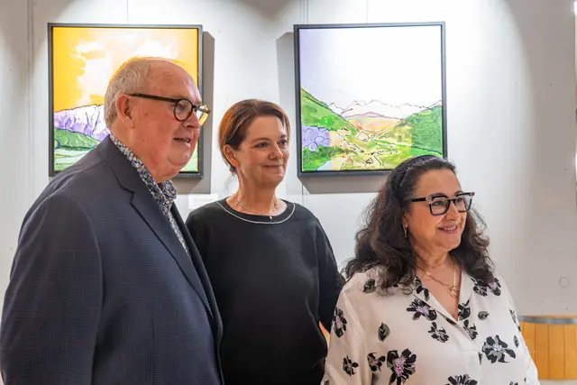 In dieser besonderen Umgebung präsentiert Helene Fiegl ihre neuesten Arbeiten.  | Foto: Föger