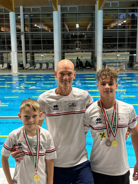 Beim 44. Dr. Csik Ferenc Memorial Cup in Sopron (Ungarn) vom 24. bis 26. Oktober 2025 startete der Union Schwimmclub Eisenstadt (USCE) erfolgreich in die neue Kurzbahnsaison. | Foto: USCE