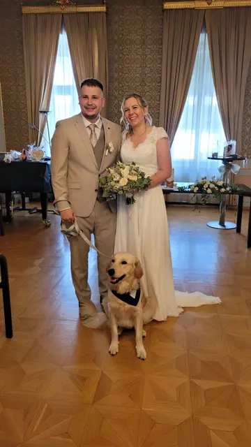 Nicole Pfaffstätter und Michael Jungbauer schlossen den Bund der Ehe. | Foto: Stadtgemeinde Hollabrunn