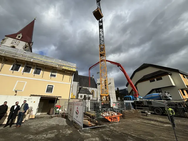 Auf der Baustelle tut sich schon einiges, wie man sieht. | Foto: MeinBezirk/Angelika Kern