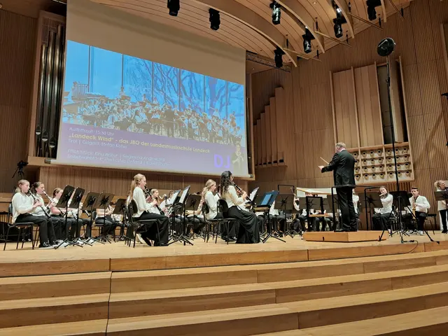 "Landeck wind" beim fulminanten Auftritt im Brucknerhaus in Linz. | Foto: Landesmusikschule Landeck