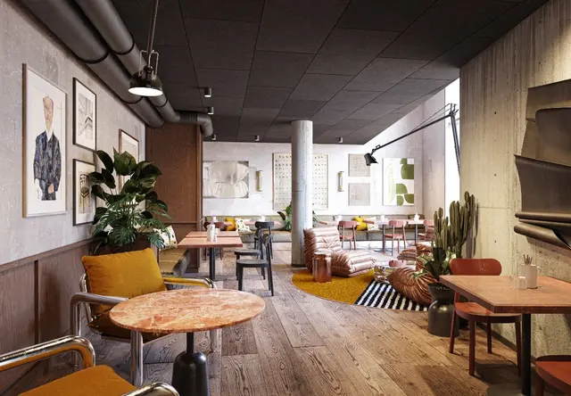 Bis zum zweiten Quartal 2026 entsteht am Naschmarkt ein neues Hotel.  | Foto: Archisphere