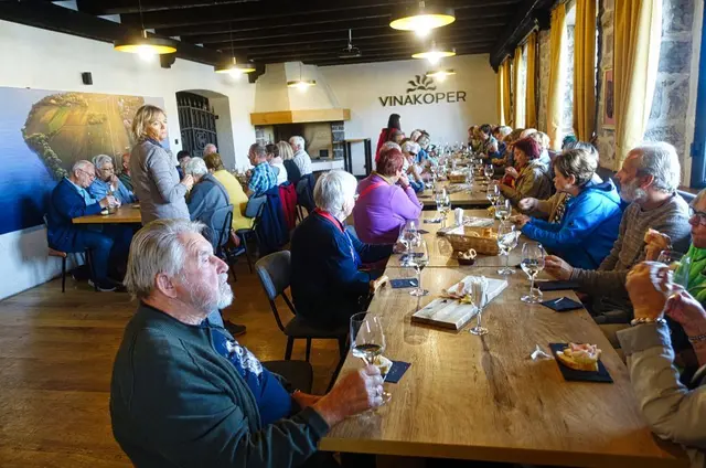 Hier wurde uns einiges über guten Wein vermittelt-natürlich auch verkostet