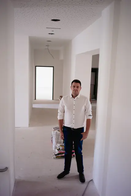 Inspektion des Baufortschritts. | Foto: Santrucek