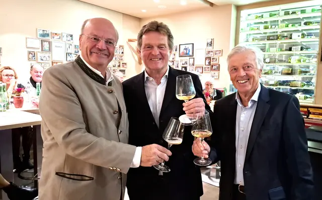 Christian Struber, Michael Friesacher und Andreas Seidl.  | Foto: Josef Wind