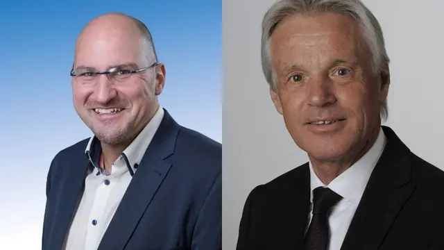 v.l.: Bürgermeister von Trebesing Arnold Prax und Bürgermeister von Oberdrauburg Stefan Brandstätter | Foto: FPÖ Kärnten/Marktgemeinde Oberdrauburg