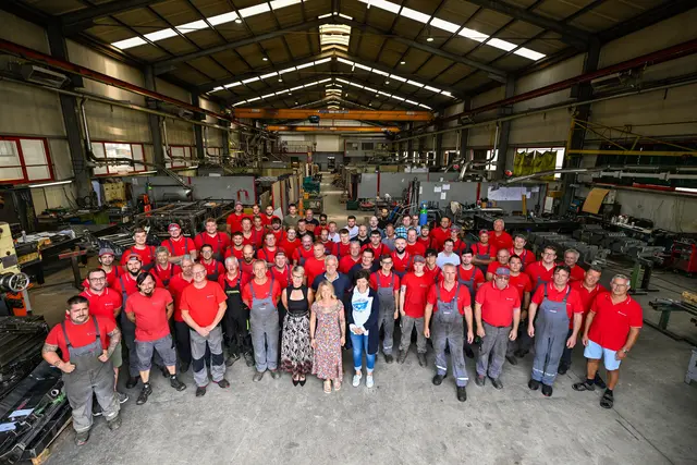 Das starke Team der Firma TC Maschinenbau | Foto: Jackie O. Fotografie
