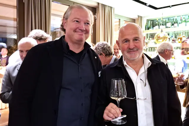 Haubenkoch Andi Döllerer und Schauspieler Fritz Egger. | Foto: Josef Wind