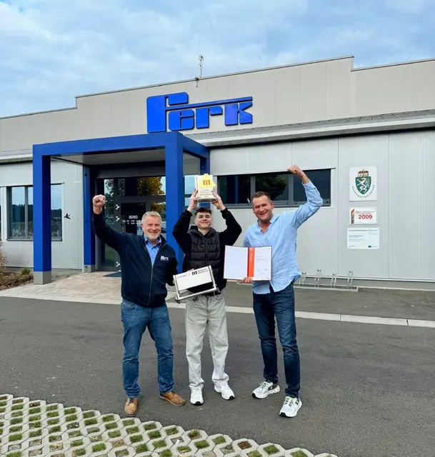 Der beste Lehrling Österreichs: Lehrling Matteo Felber von Ferk Metallbau in St. Nikolai ob Draßling sicherte sich beim diesjährigen Bundeslehrlingswettbewerb den Sieg in der Kategorie Metall- und Blechtechnik. | Foto: Metallbau Ferk