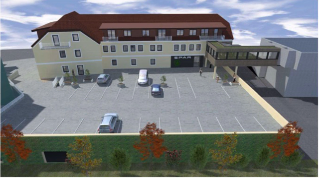 So soll das neue Gemeindezentrum von Aflenz künftig aussehen. | Foto: Team Assigal