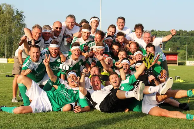 Beim letzten Derby vor zehn Jahren jubelte Groß St. Florian in Wettmannstätten über den Aufstieg in die Unterliga. | Foto: TUS Groß St. Florian