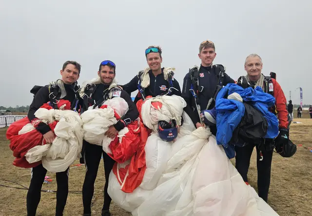 Das erfolgreiche Team der Herren des HSV Red Bull Salzburg in China mit Michael Urban (2. von rechts). | Foto: HSV Red Bull Salzburg