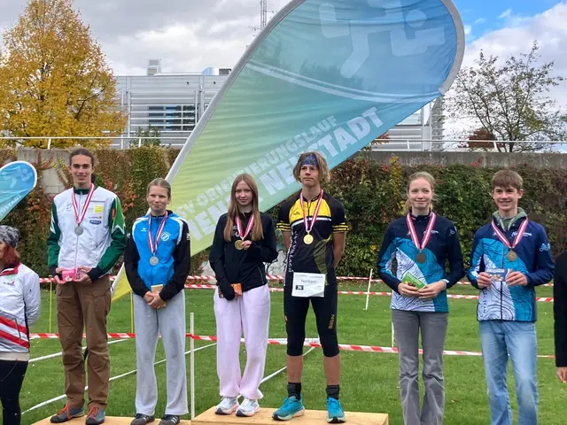Beim Orientierungslauf in Wiener Neustadt konnte Riesz auf den ersten Platz laufen.