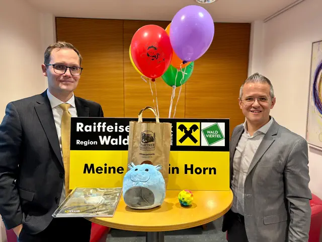 Regionalität wird in der Weltsparwoche in der Raiffeisenbank in Horn groß geschrieben! | Foto: Markus Kahrer