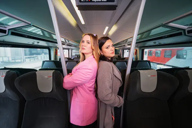 Billie Steirisch und Ina Jovanovic im Witze-Battle "Ziemlich beste Freinde"
 | Foto: Bernhard Schindler